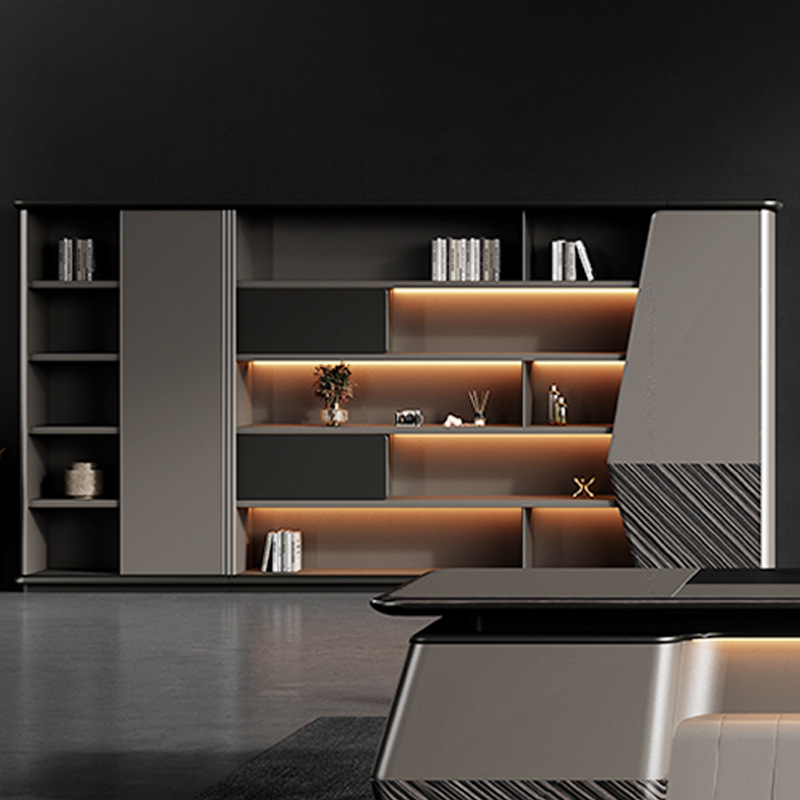 Модель DBT006 Роскошная панель-Менеджер по стилю Single Executive Desk, Председатель\\Большой офисный стол с набором стульев, стол босса