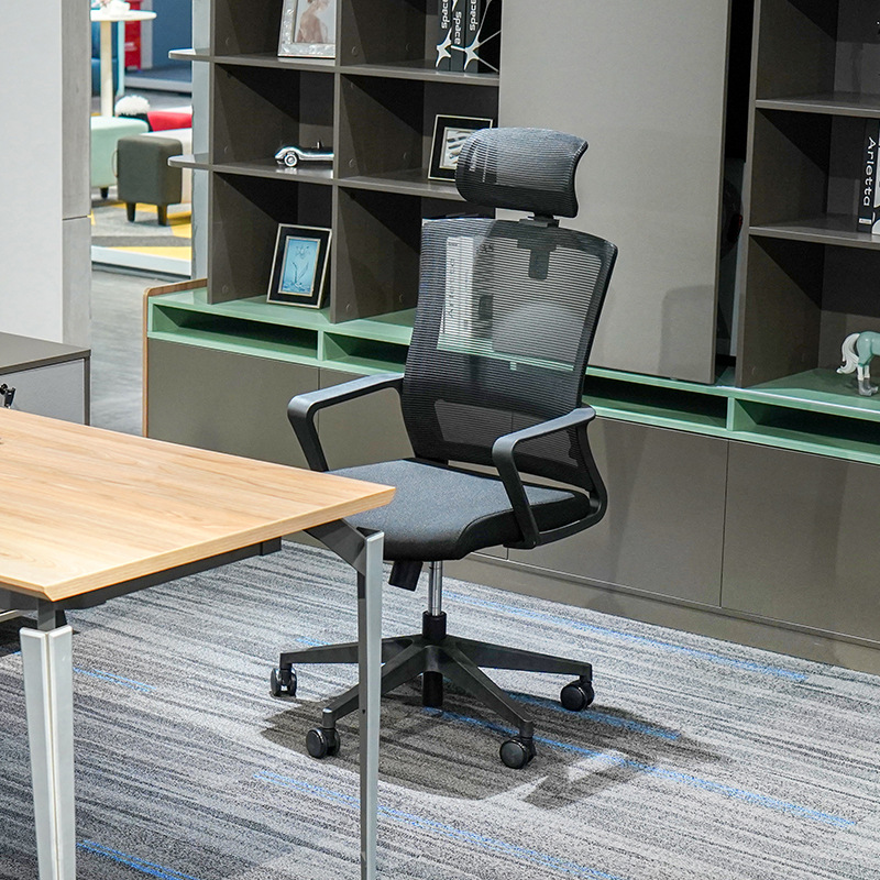 Модель BGY001 Оптовое эргономичное сетчатое кресло - Дышащая изогнутая спинка с высотой-Регулируемые подлокотники для учебы, офиса и длительного сидения