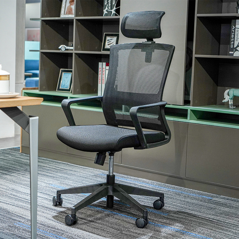 Модель BGY001 Оптовое эргономичное сетчатое кресло - Дышащая изогнутая спинка с высотой-Регулируемые подлокотники для учебы, офиса и длительного сидения